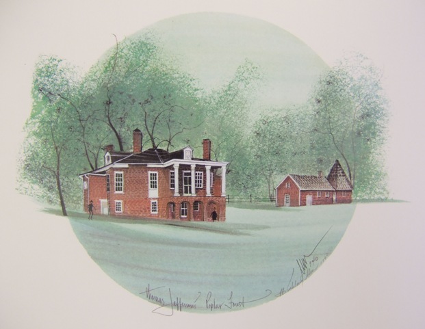 Thomas Jefferson's Poplar Forest - Artist Proof